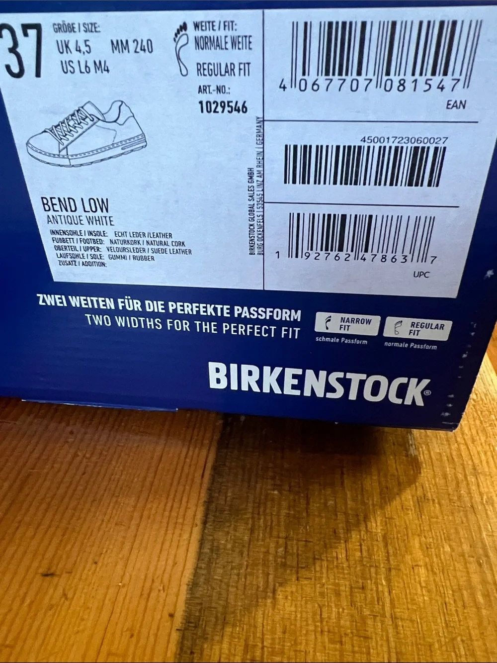 Birkenstock Suede Bend Low  Sneakers - in Antique White sz 37